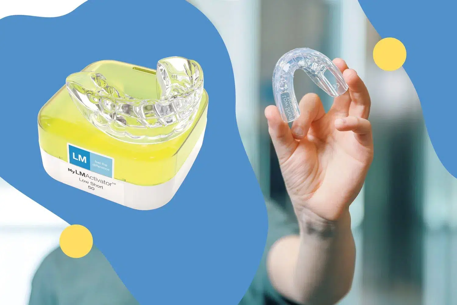 LM Activator bite guide for the first phase of orthodontic treatment in children